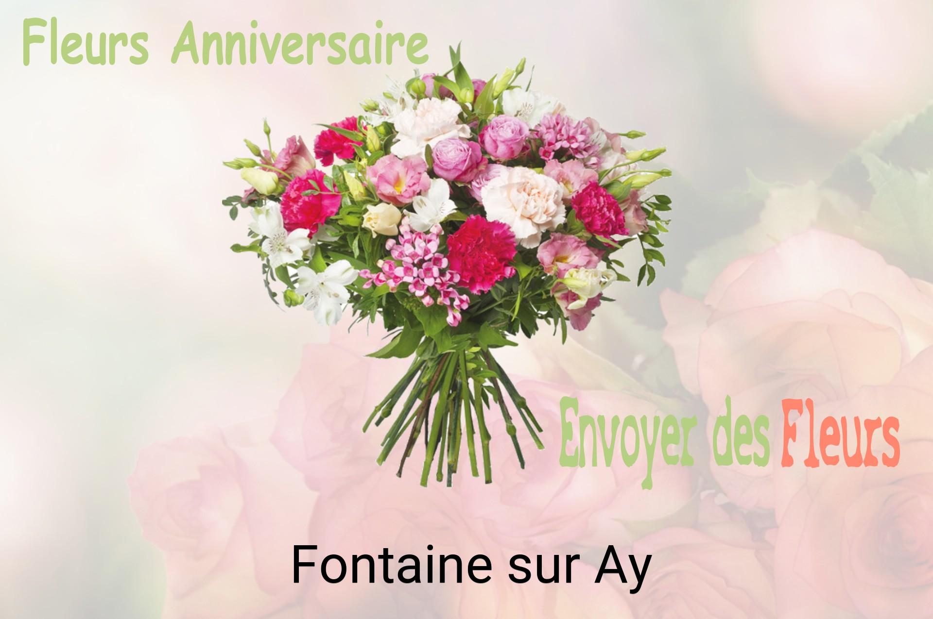 Bouquet de fleurs d’anniversaire livré à Fontaine-sur-Ay